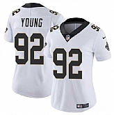 Women's New Orleans Saints #92 Chase Young White Vapor Stitched Game Jersey Dzhi,baseball caps,new era cap wholesale,wholesale hats