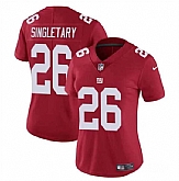 Women's New York Giants #26 Devin Singletary Red Vapor Stitched Jersey Dzhi,baseball caps,new era cap wholesale,wholesale hats