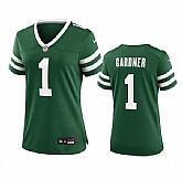 Women's New York Jets #1 Sauce Gardner Green 2024 Stitched Jersey Dzhi,baseball caps,new era cap wholesale,wholesale hats