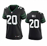 Women's New York Jets #20 Breece Hall Black 2024 Stitched Jersey Dzhi,baseball caps,new era cap wholesale,wholesale hats