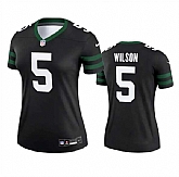 Women's New York Jets #5 Garrett Wilson Black 2024 Stitched Jersey Dzhi,baseball caps,new era cap wholesale,wholesale hats