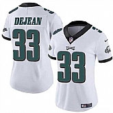 Women's Philadelphia Eagles #33 Cooper DeJean White 2024 Draft Vapor Untouchable Limited Stitched Jersey Dzhi,baseball caps,new era cap wholesale,wholesale hats