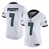 Women's Philadelphia Eagles #7 Kenny Pickett White Vapor Untouchable Limited Stitched Jersey Dzhi,baseball caps,new era cap wholesale,wholesale hats