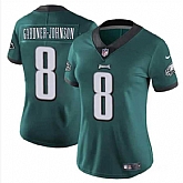 Women's Philadelphia Eagles #8 Chauncey Gardner-Johnson Green Vapor Untouchable Limited Stitched Jersey Dzhi,baseball caps,new era cap wholesale,wholesale hats