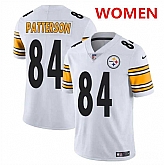 Women's Pittsburgh Steelers #84 Cordarrelle Patterson White Vapor Stitched Jersey Dzhi,baseball caps,new era cap wholesale,wholesale hats