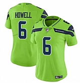 Women's Seattle Seahawks #6 Sam Howell Green Vapor Limited Stitched Jersey Dzhi,baseball caps,new era cap wholesale,wholesale hats