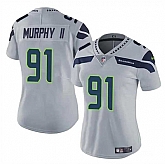 Women's Seattle Seahawks #91 Byron Murphy II 2024 Draft Gray Vapor Limited Stitched Jersey Dzhi,baseball caps,new era cap wholesale,wholesale hats