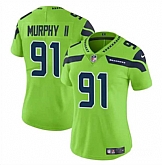 Women's Seattle Seahawks #91 Byron Murphy II 2024 Draft Green Vapor Limited Stitched Jersey Dzhi,baseball caps,new era cap wholesale,wholesale hats