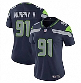 Women's Seattle Seahawks #91 Byron Murphy II 2024 Draft Navy Vapor Limited Stitched Jersey Dzhi,baseball caps,new era cap wholesale,wholesale hats