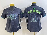 Women's Tampa Bay Rays #18 Shane McClanahan Charcoal 2024 City Connect Limited Stitched Jersey,baseball caps,new era cap wholesale,wholesale hats