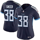 Women's Tennessee Titans #38 L'Jarius Sneed Navy Vapor Stitched Jersey Dzhi,baseball caps,new era cap wholesale,wholesale hats