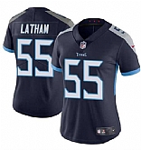 Women's Tennessee Titans #55 JC Latham Navy 2024 Draft Vapor Stitched Jersey Dzhi,baseball caps,new era cap wholesale,wholesale hats