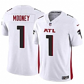 Youth Atlanta Falcons #1 Darnell Mooney White 2024 F.U.S.E. Vapor Untouchable Limited Stitched Jersey Dzhi,baseball caps,new era cap wholesale,wholesale hats