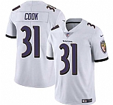 Youth Baltimore Ravens #31 Dalvin Cook White Stitched Jersey Dzhi,baseball caps,new era cap wholesale,wholesale hats