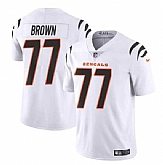 Youth Cincinnati Bengals #77 Trent Brown White Vapor Untouchable Limited Stitched Jersey Dzhi,baseball caps,new era cap wholesale,wholesale hats