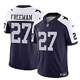 Youth Dallas Cowboys #27 Royce Freeman Navy White 2023 F.U.S.E. Thanksgiving Vapor Untouchable Limited Stitched Jersey Dzhi,baseball caps,new era cap wholesale,wholesale hats