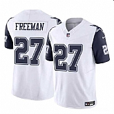 Youth Dallas Cowboys #27 Royce Freeman White 2023 F.U.S.E. Color Rush Limited Stitched Jersey Dzhi,baseball caps,new era cap wholesale,wholesale hats