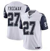 Youth Dallas Cowboys #27 Royce Freeman White Color Rush Limited Stitched Jersey Dzhi,baseball caps,new era cap wholesale,wholesale hats