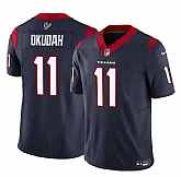 Youth Houston Texans #11 Jeff Okudah Navy 2024 F.U.S.E. Vapor Untouchable Limited Stitched Jersey Dzhi,baseball caps,new era cap wholesale,wholesale hats