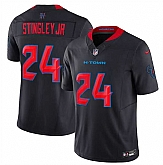 Youth Houston Texans #24 Derek Stingley Jr. Navy 2024 2nd Alternate F.U.S.E Vapor Stitched Jersey Dzhi,baseball caps,new era cap wholesale,wholesale hats