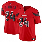 Youth Houston Texans #24 Derek Stingley Jr. Red 2024 Alternate F.U.S.E Vapor Stitched Jersey Dzhi,baseball caps,new era cap wholesale,wholesale hats