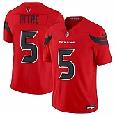 Youth Houston Texans #5 Jalen Pitre Red 2024 Alternate F.U.S.E Vapor Stitched Jersey Dzhi,baseball caps,new era cap wholesale,wholesale hats