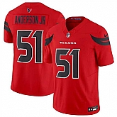 Youth Houston Texans #51 Will Anderson Jr. Red 2024 Alternate F.U.S.E Vapor Stitched Jersey Dzhi,baseball caps,new era cap wholesale,wholesale hats