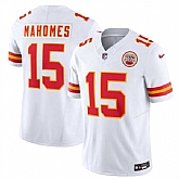 Youth Kansas City Chiefs #15 Patrick Mahomes White 2023 F.U.S.E. Vapor Untouchable Limited Stitched Jersey Dzhi,baseball caps,new era cap wholesale,wholesale hats