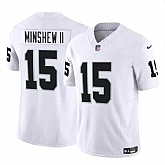 Youth Las Vegas Raiders #15 Gardner Minshew II White 2024 F.U.S.E. Vapor Untouchable Stitched Jersey Dzhi,baseball caps,new era cap wholesale,wholesale hats