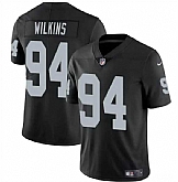 Youth Las Vegas Raiders #94 Christian Wilkins Black Stitched Jersey Dzhi,baseball caps,new era cap wholesale,wholesale hats