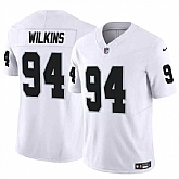 Youth Las Vegas Raiders #94 Christian Wilkins White 2024 F.U.S.E. Vapor Untouchable Stitched Jersey Dzhi,baseball caps,new era cap wholesale,wholesale hats