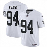 Youth Las Vegas Raiders #94 Christian Wilkins White Stitched Jersey Dzhi,baseball caps,new era cap wholesale,wholesale hats