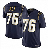 Youth Los Angeles Chargers #76 Joe Alt Navy 2024 Draft Vapor Limited Stitched Jersey Dzhi,baseball caps,new era cap wholesale,wholesale hats