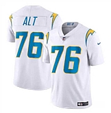 Youth Los Angeles Chargers #76 Joe Alt White 2024 Draft Vapor Limited Stitched Jersey Dzhi,baseball caps,new era cap wholesale,wholesale hats