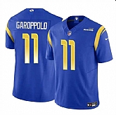 Youth Los Angeles Rams #11 Jimmy Garoppolo Blue 2024 F.U.S.E. Vapor Untouchable Stitched Jersey Dzhi,baseball caps,new era cap wholesale,wholesale hats