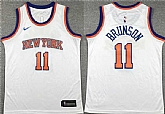 Youth New Yok Knicks #11 Jalen Brunson White Association Edition Stitched Swingman Jersey,baseball caps,new era cap wholesale,wholesale hats