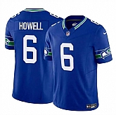 Youth Seattle Seahawks #6 Sam Howell Royal 2023 F.U.S.E. Throwback Vapor Limited Stitched Jersey Dzhi,baseball caps,new era cap wholesale,wholesale hats