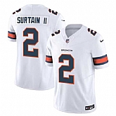 Men & Women & Youth Denver Broncos #2 Pat Surtain II White 2024 Draft F.U.S.E. Vapor Limited Stitched Jersey,baseball caps,new era cap wholesale,wholesale hats