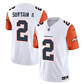 Men & Women & Youth Denver Broncos #2 Pat Surtain II White 2024 Draft F.U.S.E. Vapor Limited Stitched Jerseys,baseball caps,new era cap wholesale,wholesale hats