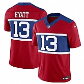 Men & Women & Youth New York Giants #13 Jalin Hyatt Century Red Alternate Vapor F.U.S.E. Limited Football Stitched Jersey,baseball caps,new era cap wholesale,wholesale hats