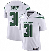 Men & Women & Youth New York Jets #31 Tarik Cohen White Vapor Untouchable Limited Football Stitched Jersey,baseball caps,new era cap wholesale,wholesale hats