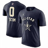 Men's 2024 All-Star #0 Jayson Tatum Navy T-Shirt,baseball caps,new era cap wholesale,wholesale hats