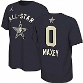 Men's 2024 All-Star #0 Tyrese Maxey Navy T-Shirt,baseball caps,new era cap wholesale,wholesale hats