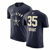 Men's 2024 All-Star #35 Kevin Durant Navy T-Shirt,baseball caps,new era cap wholesale,wholesale hats