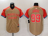 Men's American League #99 Aaron Judge Cream 2024 All-Star Limited Stitched Baseball Jersey,baseball caps,new era cap wholesale,wholesale hats