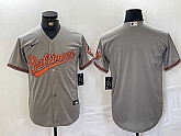 Men's Baltimore Orioles Blank Grey Stitched MLB Cool Base Nike Jersey,baseball caps,new era cap wholesale,wholesale hats