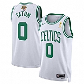 Men's Boston Celtics #0 Jayson Tatum White 2024 Finals Champions Association Edition Stitched Baseball Jersey Dzhi,baseball caps,new era cap wholesale,wholesale hats