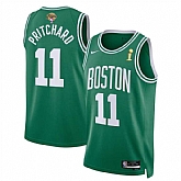 Men's Boston Celtics #11 Payton Pritchard Kelly Green 2024 Finals Champions Icon Edition Stitched Basketball Jersey Dzhi,baseball caps,new era cap wholesale,wholesale hats