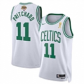 Men's Boston Celtics #11 Payton Pritchard White 2024 Finals Champions Association Edition Stitched Basketball Jersey Dzhi,baseball caps,new era cap wholesale,wholesale hats