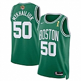 Men's Boston Celtics #50 Svi Mykhailiuk Kelly Green 2024 Finals Champions Icon Edition Stitched Basketball Jersey Dzhi,baseball caps,new era cap wholesale,wholesale hats